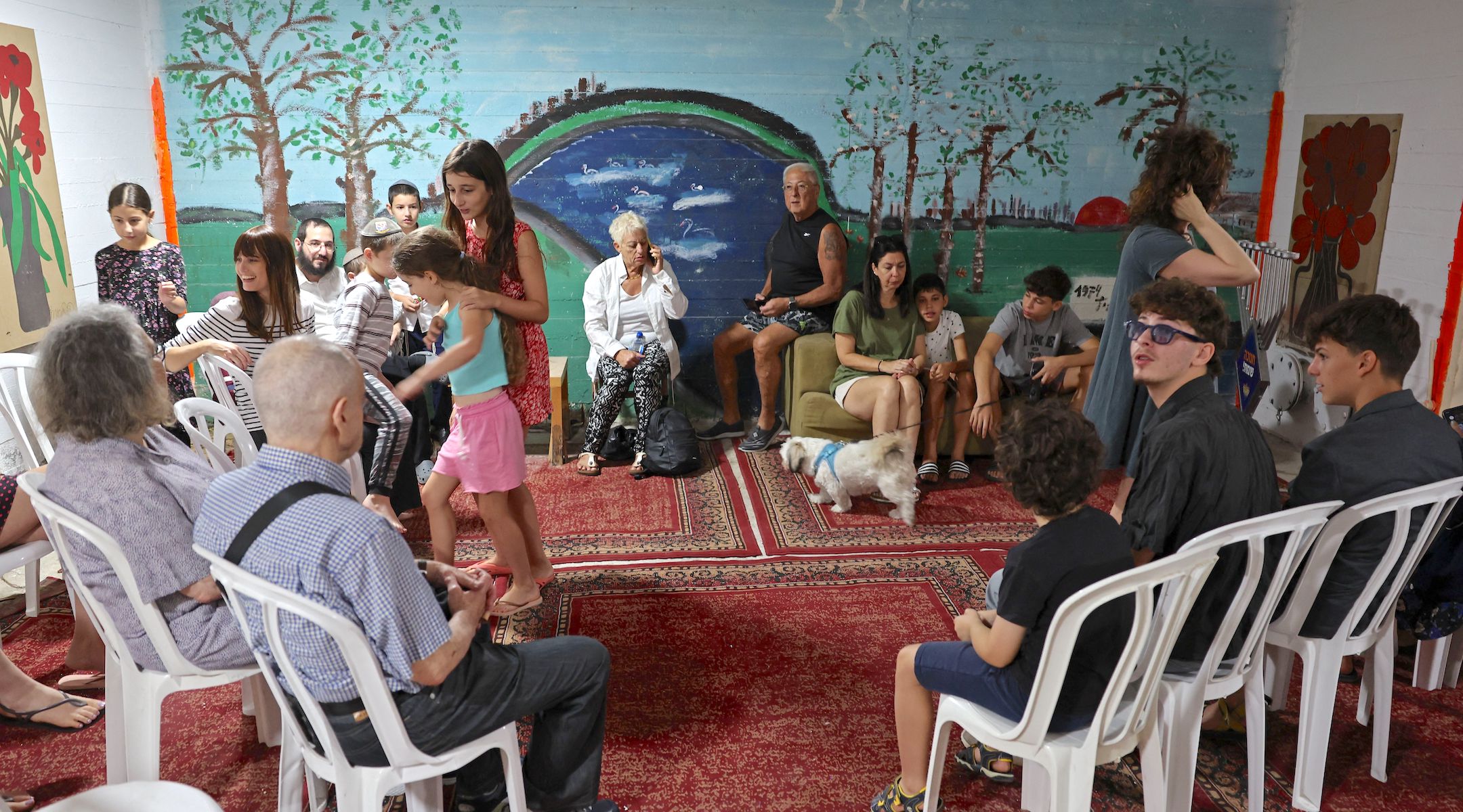 J'ai fini de lire la Torah dans un abri anti-aérien, pendant que mes enfants se blottissaient dans leur coffre-fort