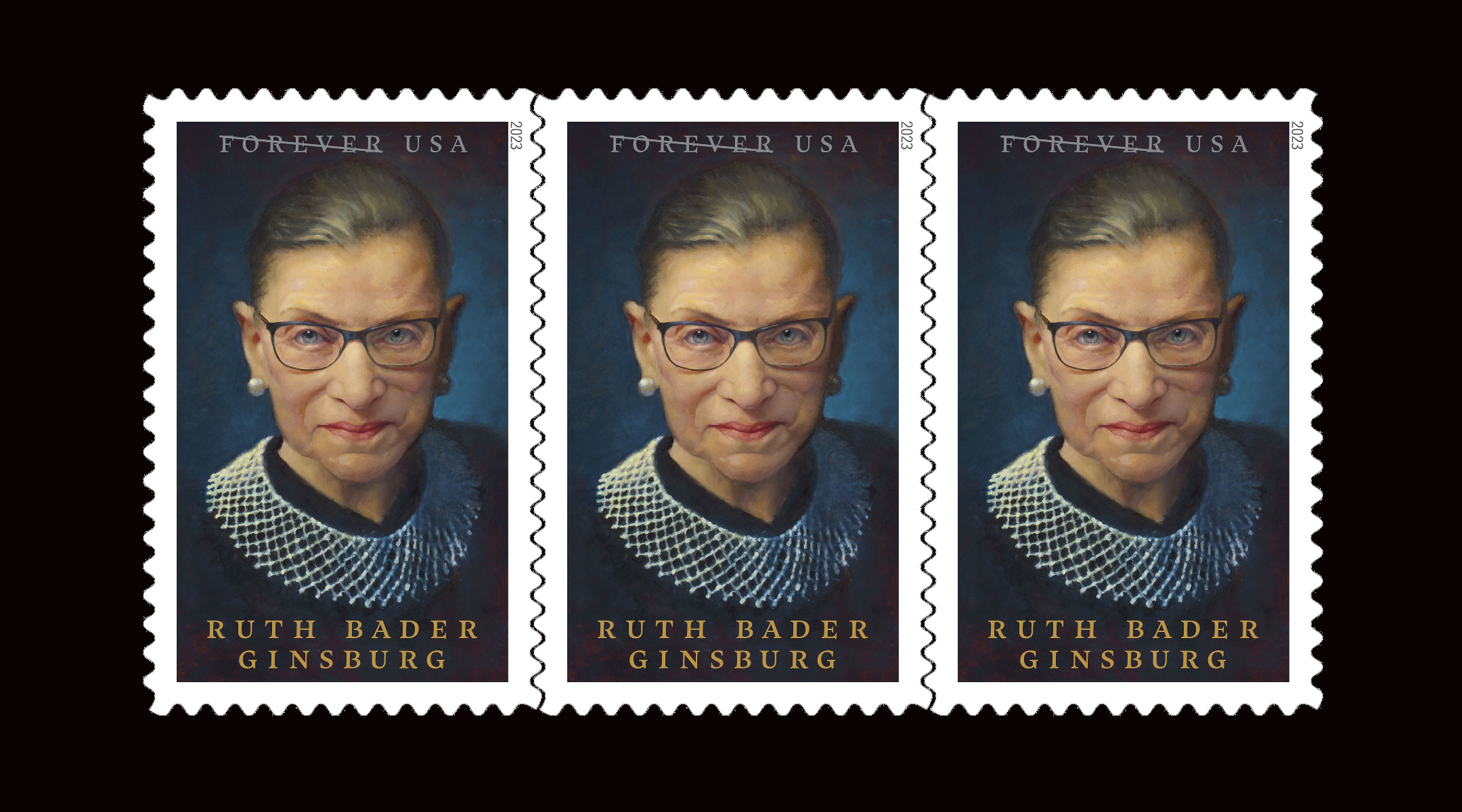 L'USPS publie le timbre de Ruth Bader Ginsburg, 3 ans après la mort d'un juge juif de la Cour suprême
