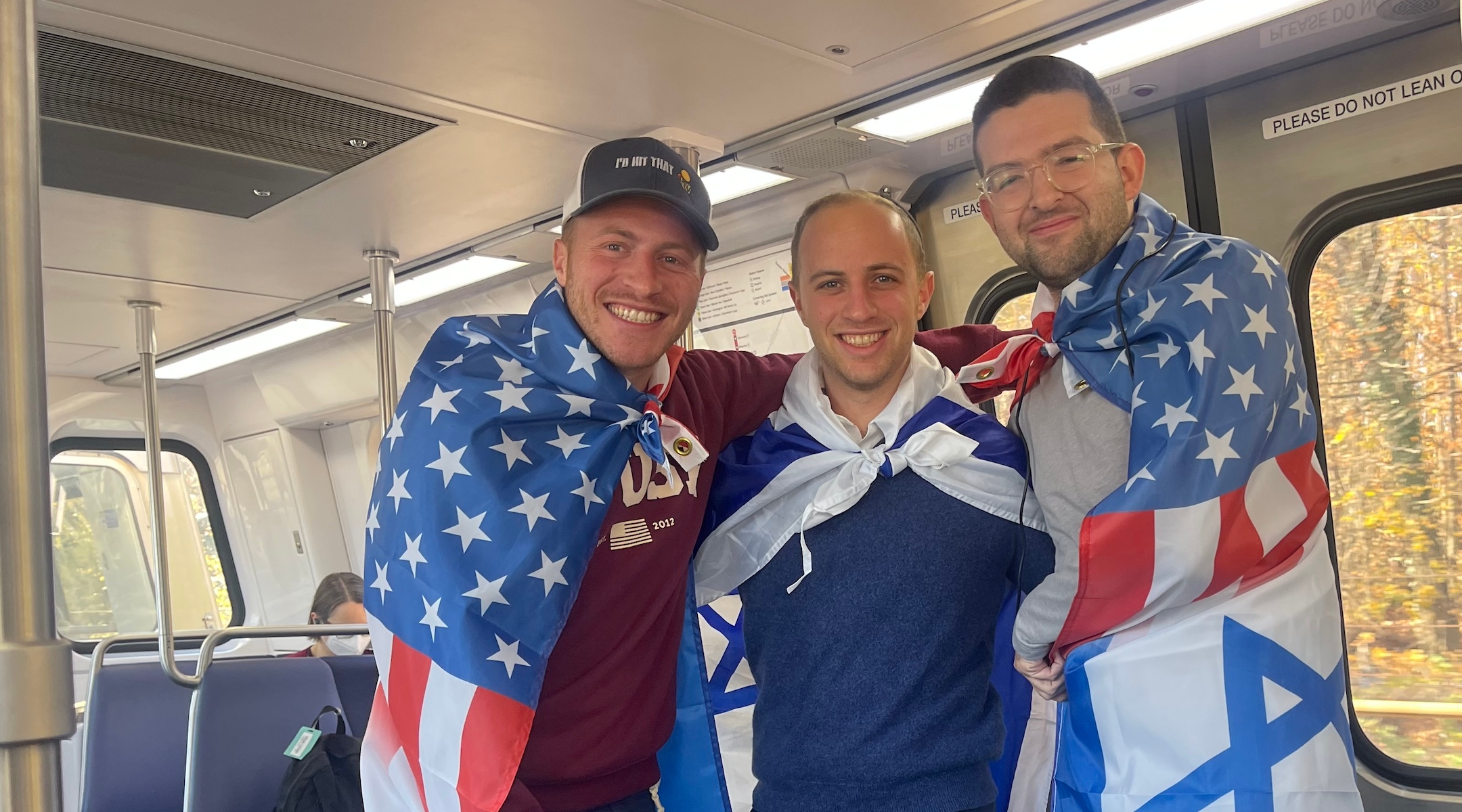 Avant d'atteindre le National Mall, ces manifestants pro-israéliens se sont arrêtés pour boire du bière et prier