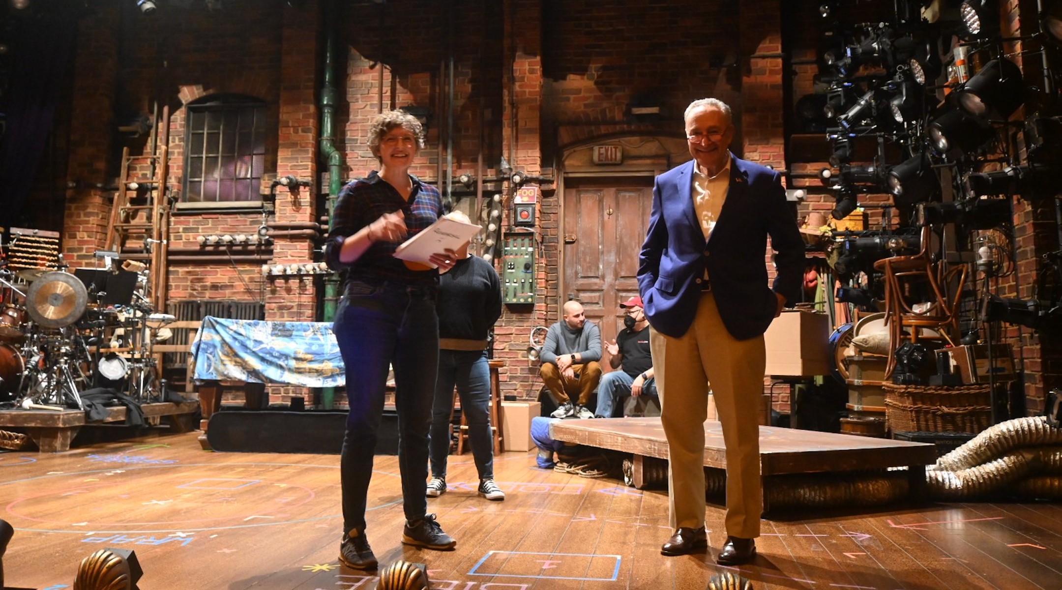 Le sénateur Chuck Schumer fait ses débuts à Broadway