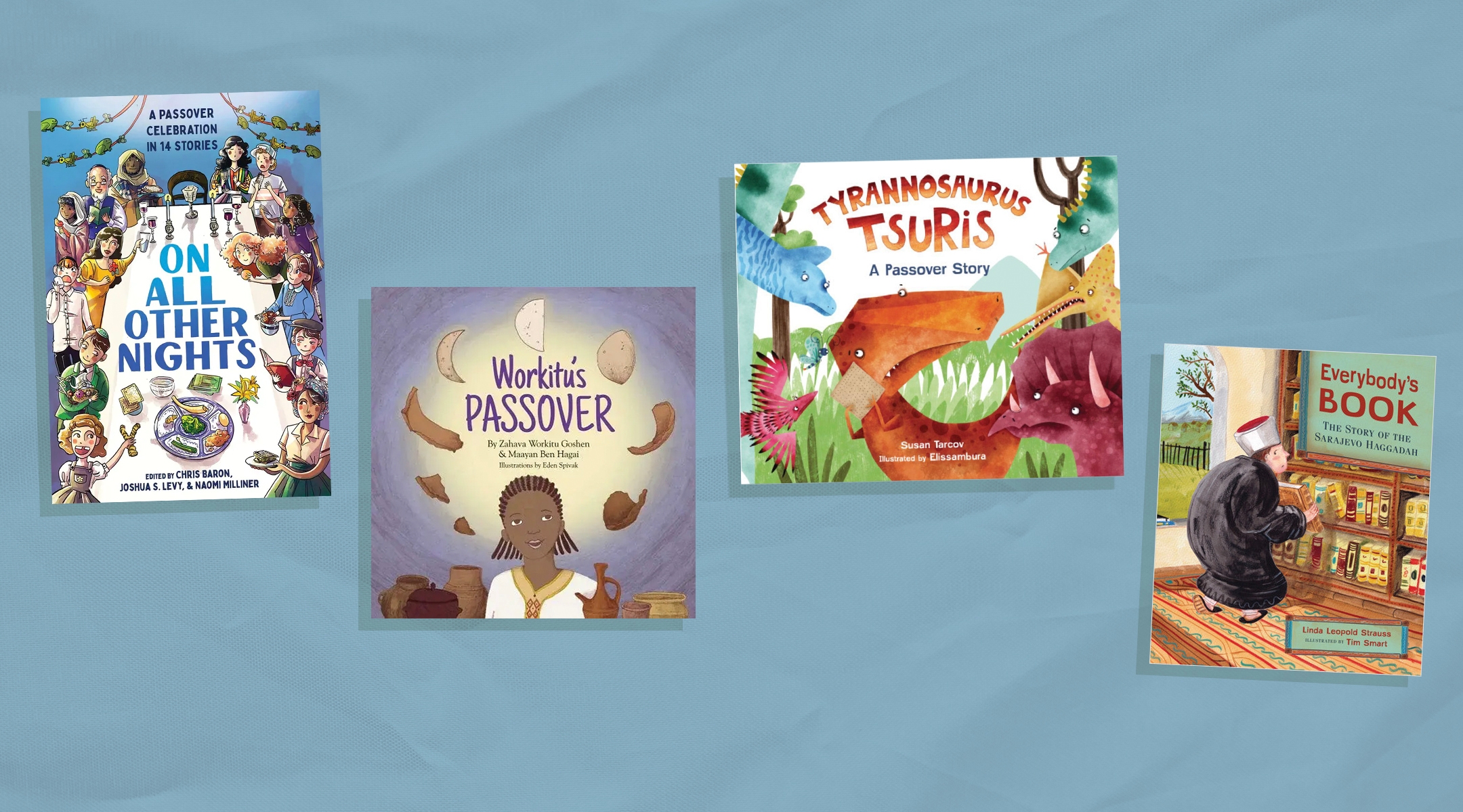 Un super-héros, un scientifique et un T. rex qui fait peur à ses invités du Seder dans les nouveaux livres pour enfants de Pessah 2024