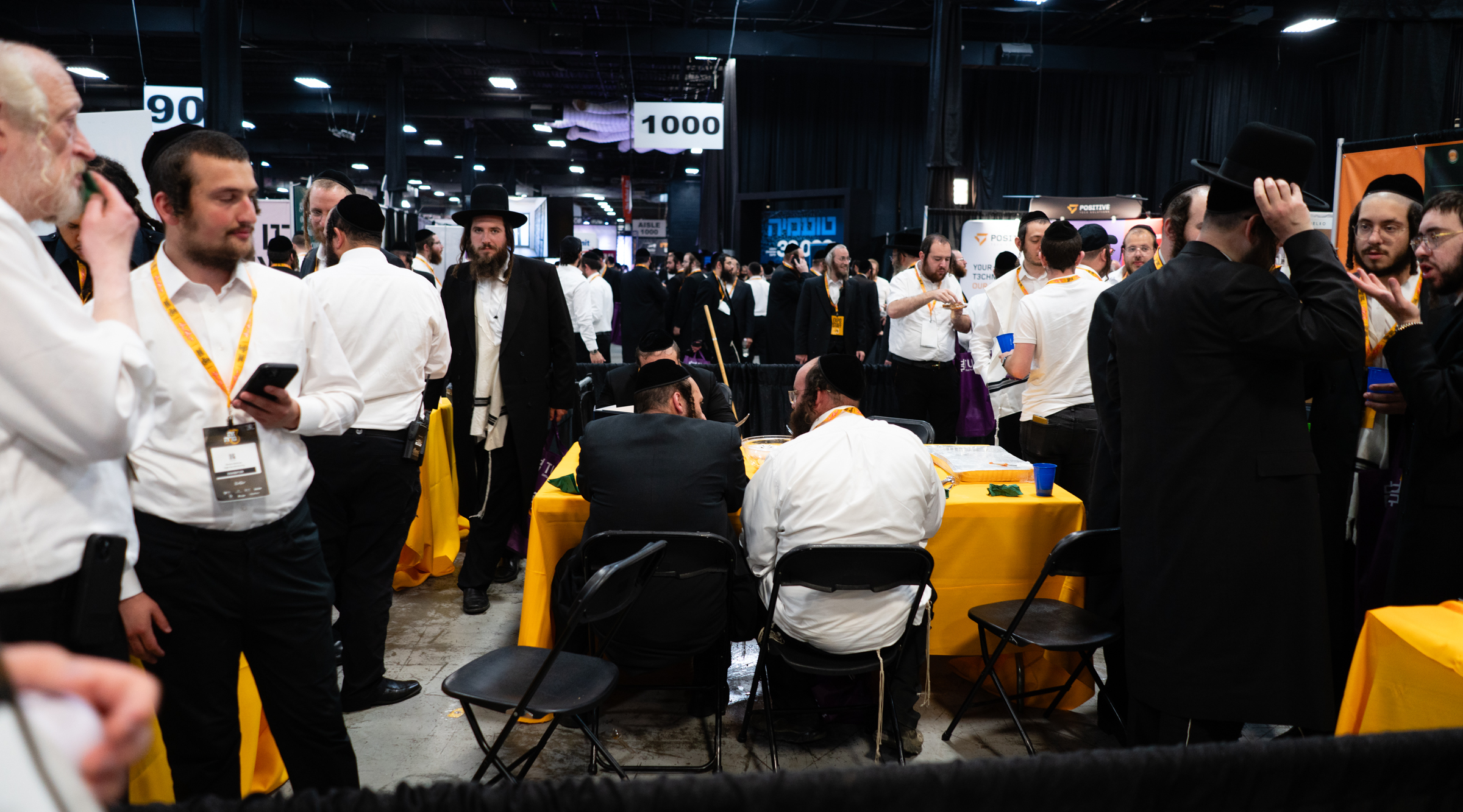 La troisième édition annuelle du Satmar Business Expo à Edison, dans le New Jersey, le 17 juillet 2024. (Luke Tress)