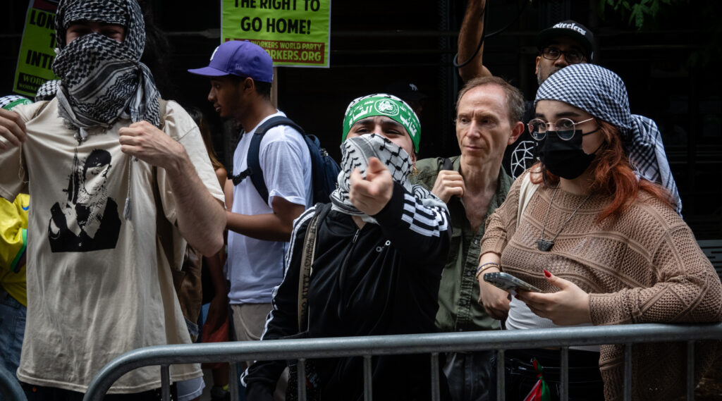 at Baruch College in New York City, June 6, 2024. (Luke Tress.