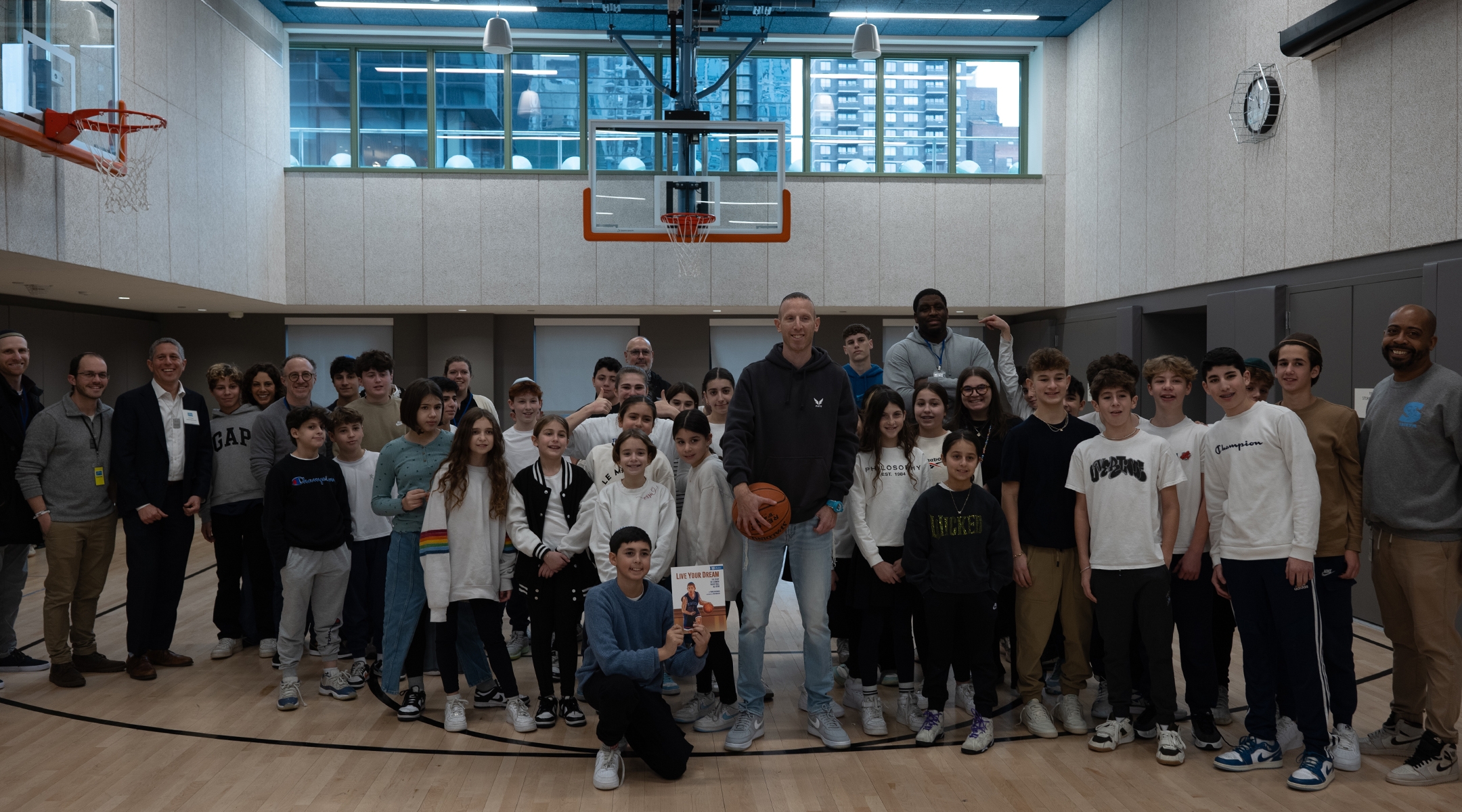 Tamir Goodman at the Shefa School.