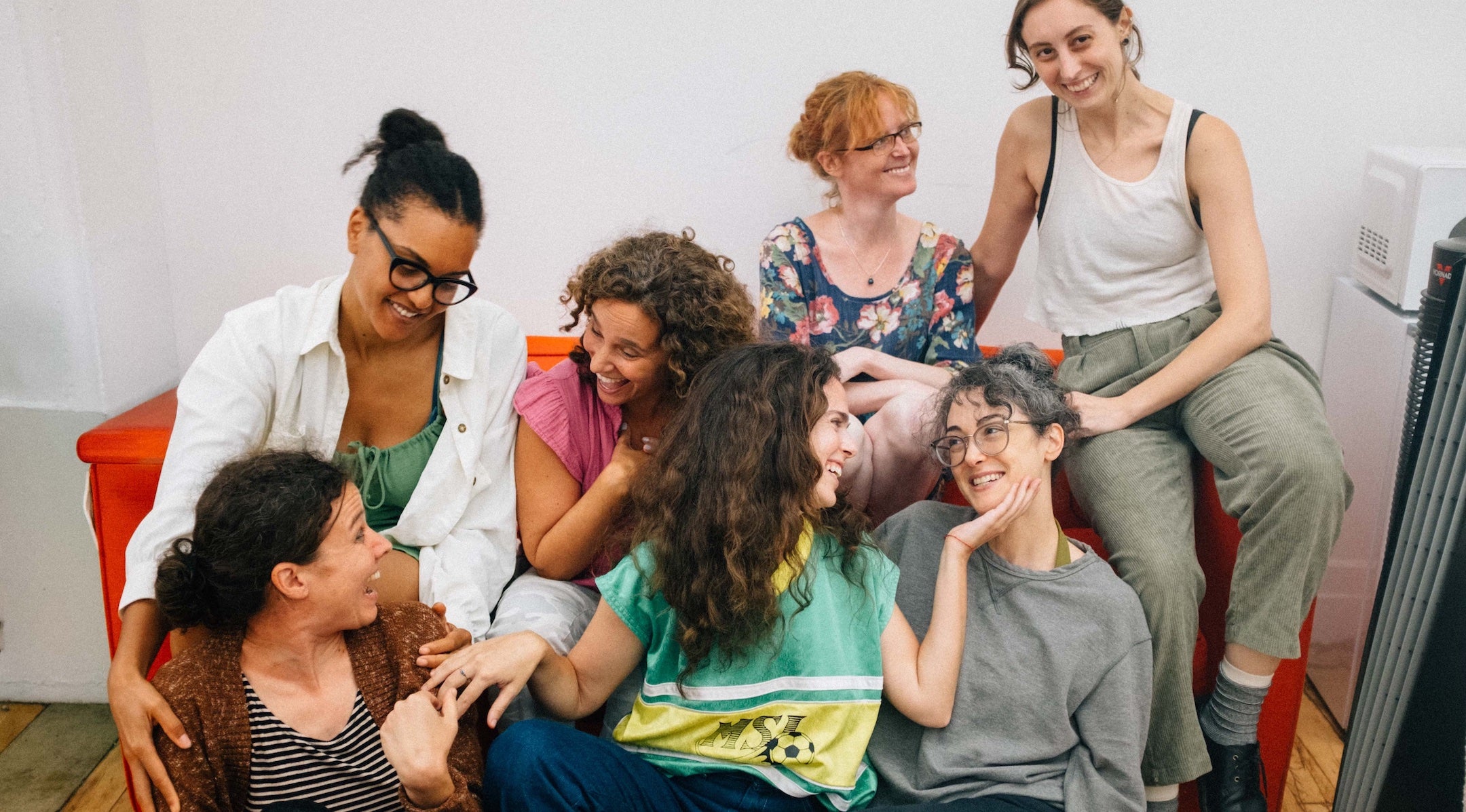 The cast of "The Matriarchs," which opens at Theaterlab on Sept. 10 and plays through Sept. 28. (Miranda Jackel)