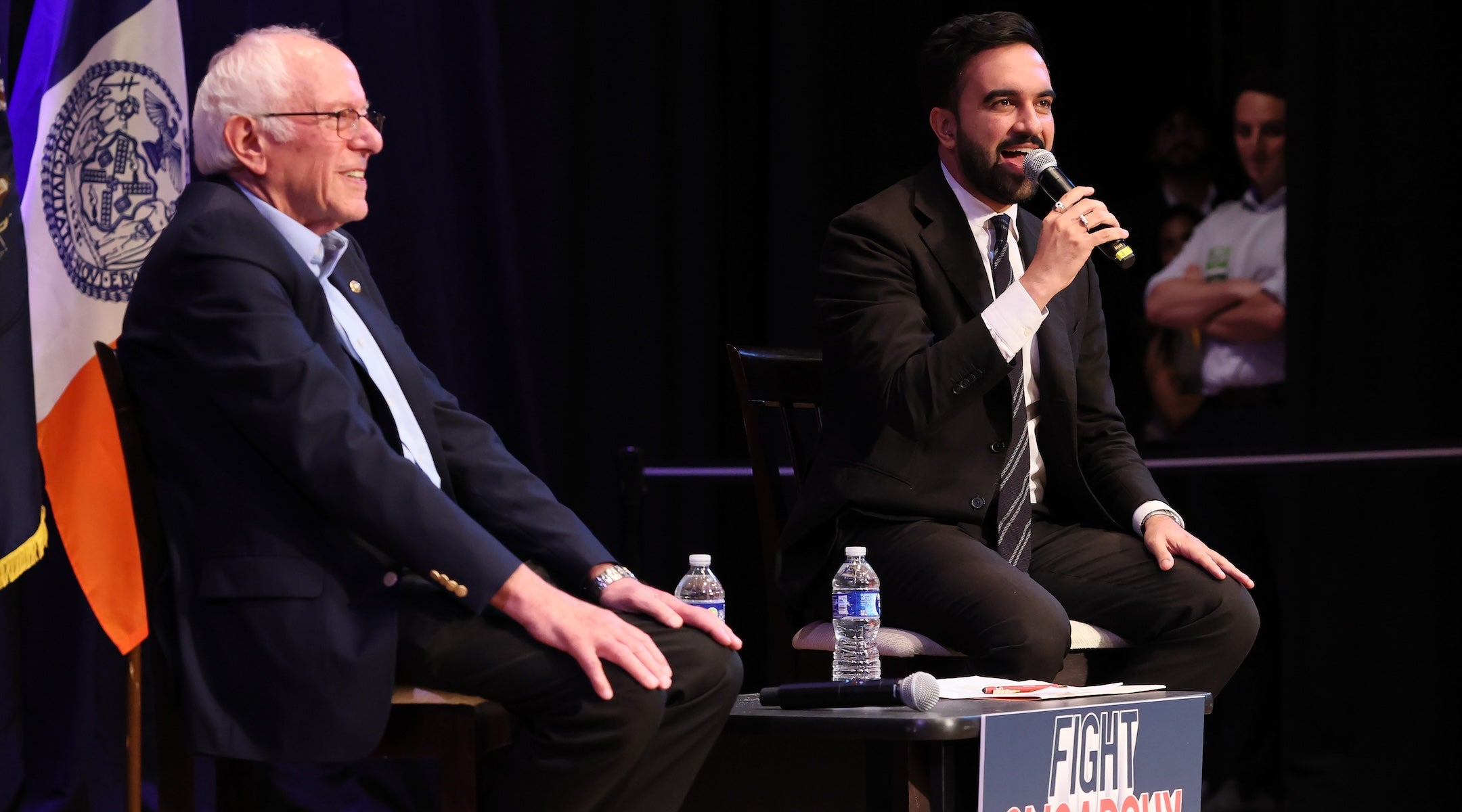 Bernie Sanders and Zohran Mamdani